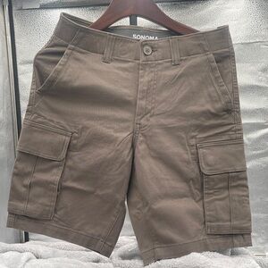 Sonoma Men's Tan Cargo Shorts